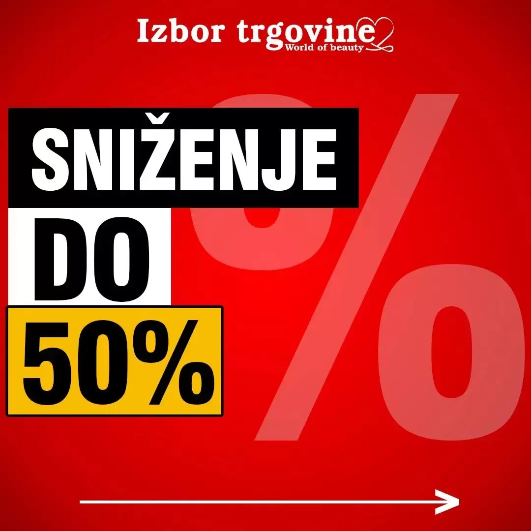 Izbor trgovine SNIŽENJE do 50%