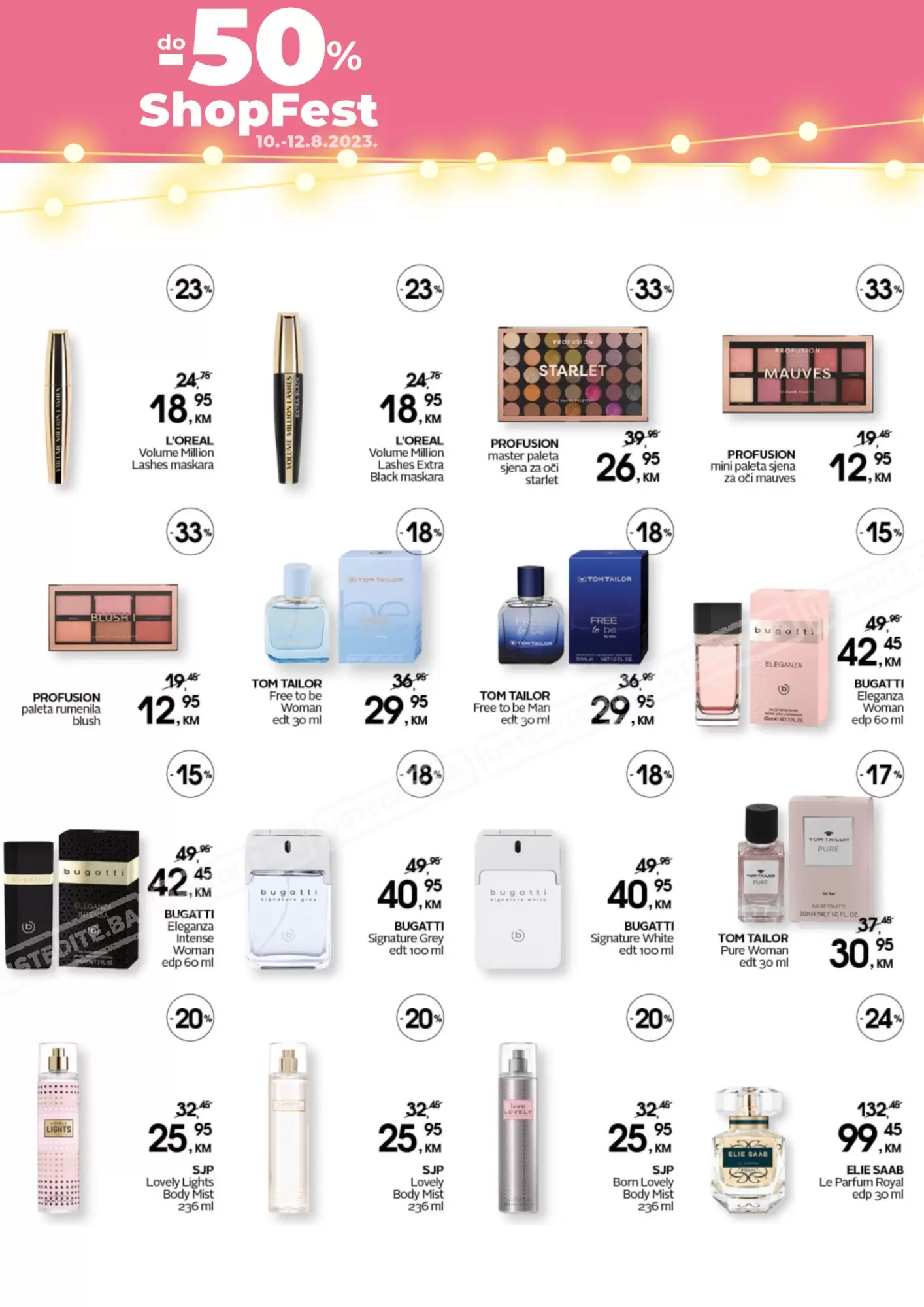 CM Shop Fest SNIŽENJE DO 50% 10-12.8.2023.