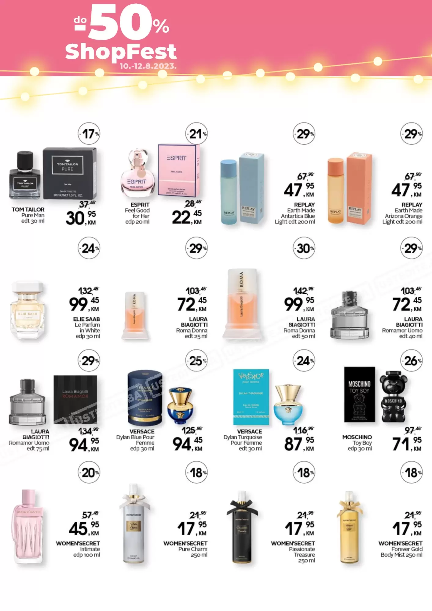 CM Shop Fest SNIŽENJE DO 50% 10-12.8.2023.