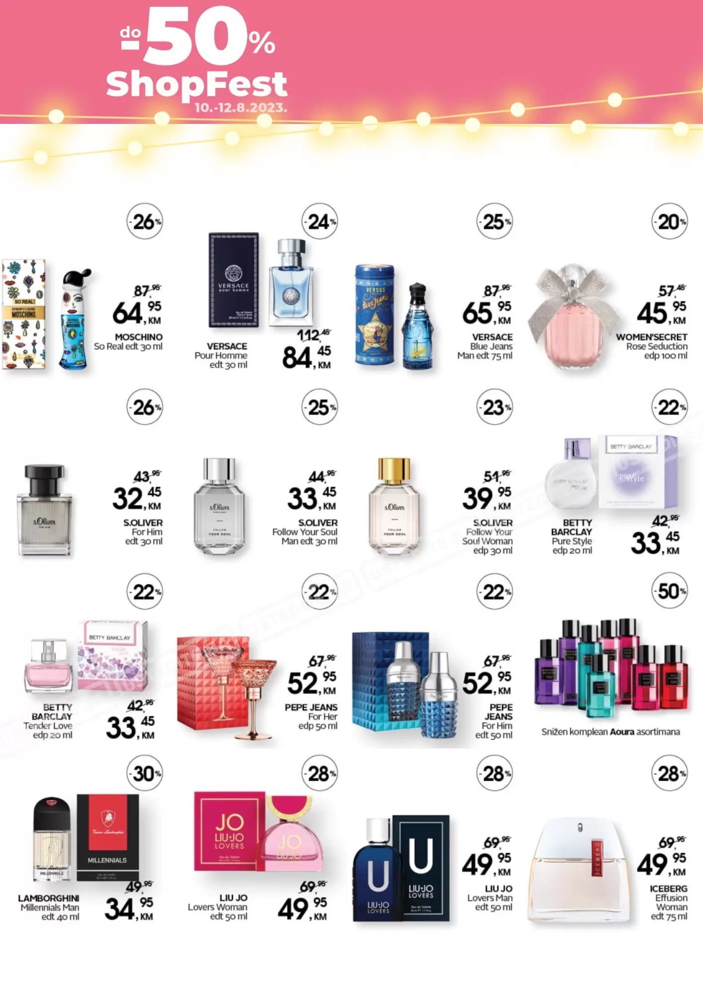 CM Shop Fest SNIŽENJE DO 50% 10-12.8.2023.