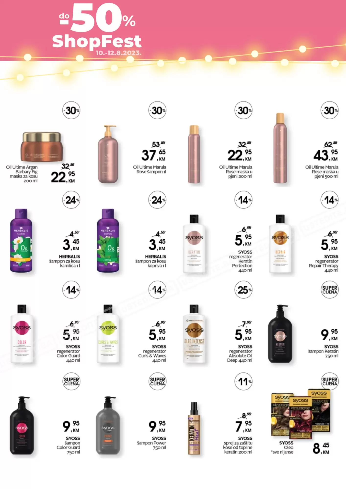 CM Shop Fest SNIŽENJE DO 50% 10-12.8.2023.