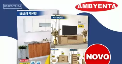 Ambyenta namještaj NOVO U PONUDI