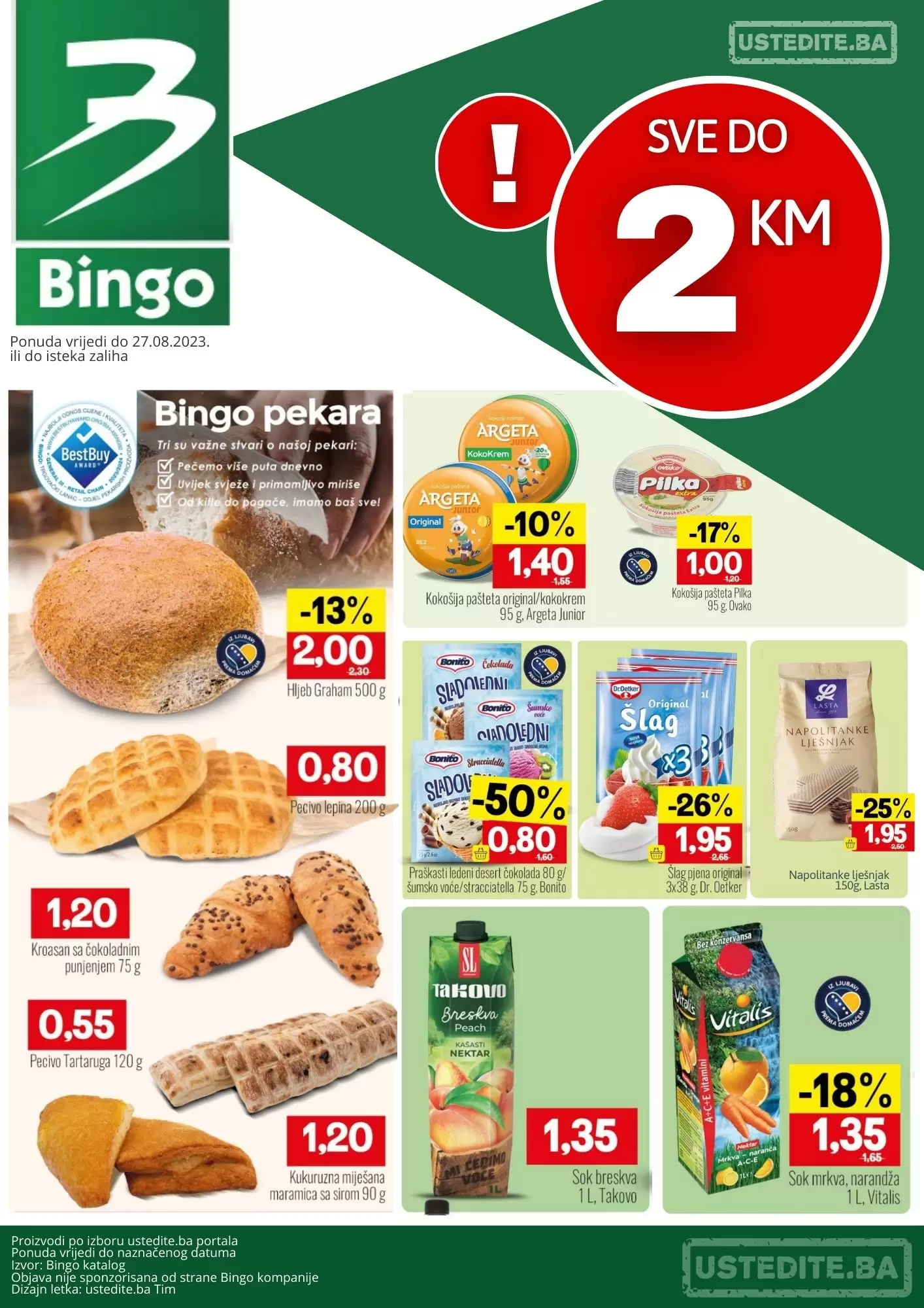 Bingo SVE DO 2 KM