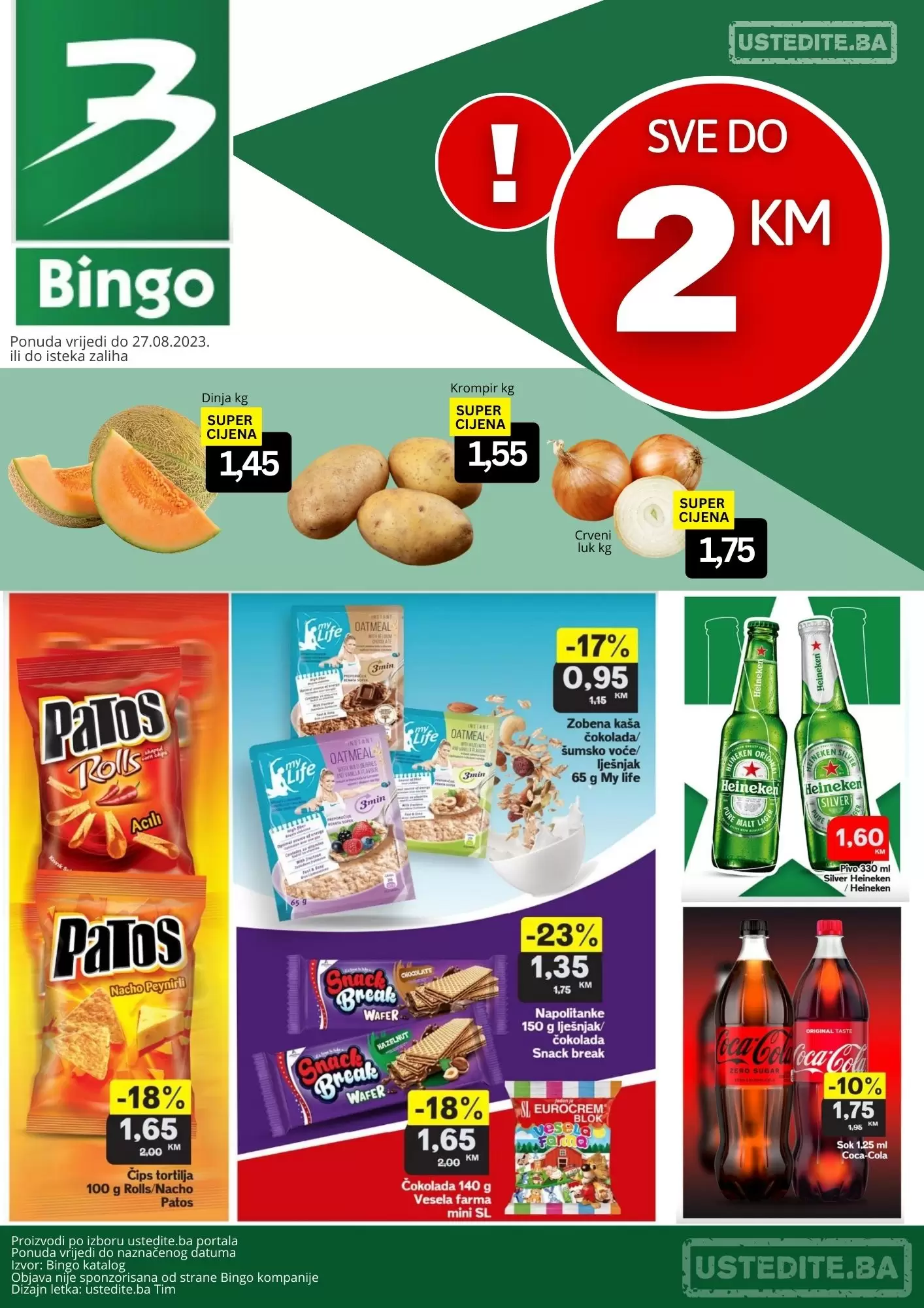 Bingo SVE DO 2 KM - akcija do 27.8.2023. 