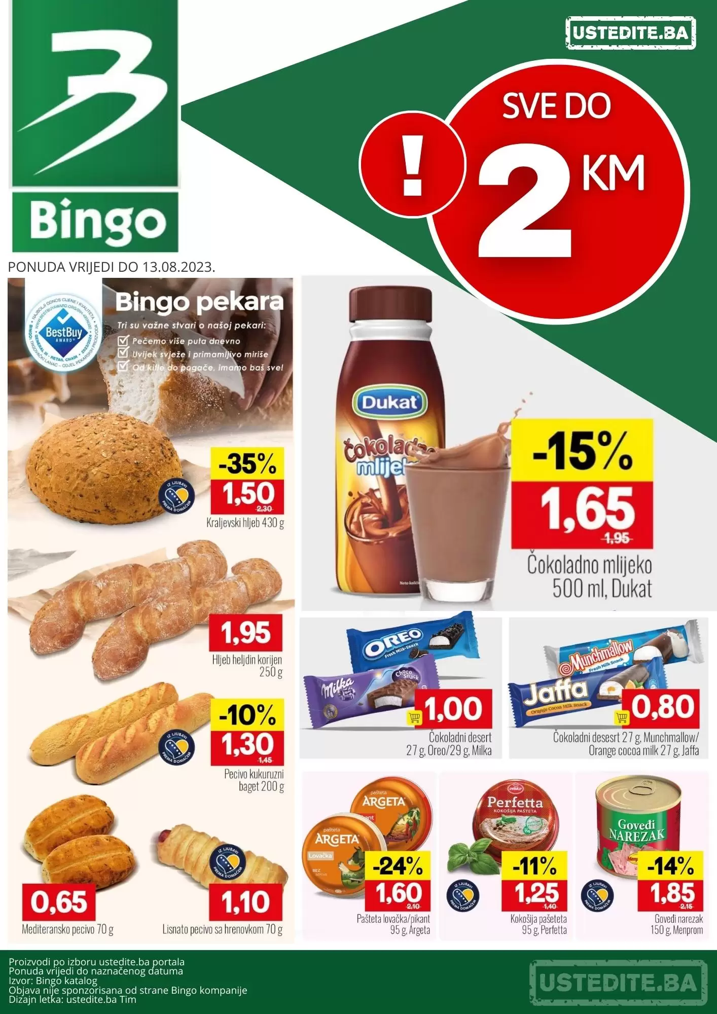 Bingo SVE do 2 KM - akcija do 13.8.2023.