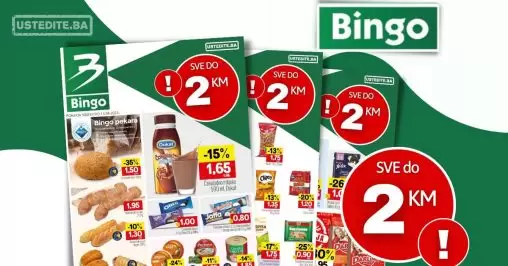 Bingo SVE do 2 KM - akcija do 13.8.2023.