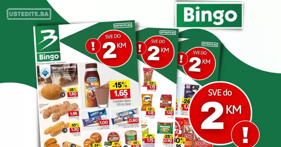 Bingo SVE do 2 KM - akcija do 13.8.2023.