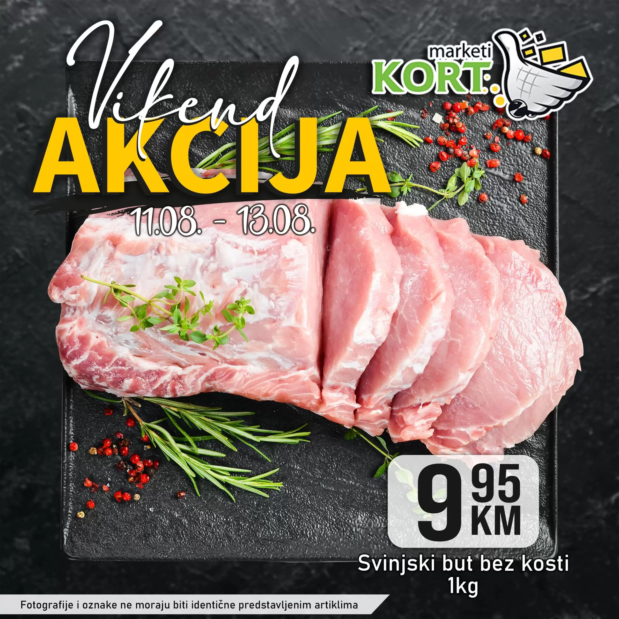 Kort vikend akcija 11-13.8.2023.