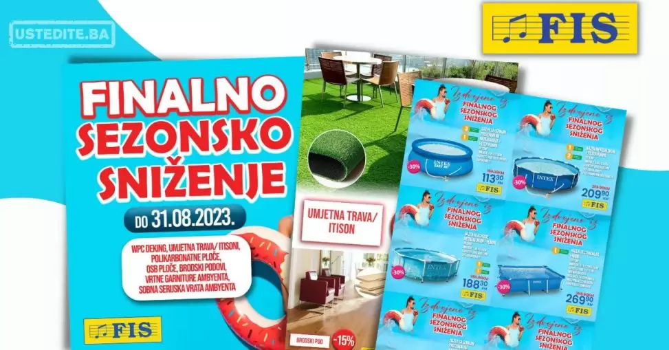 Fis SEZONSKO SNIŽENJE do 31.8.2023.