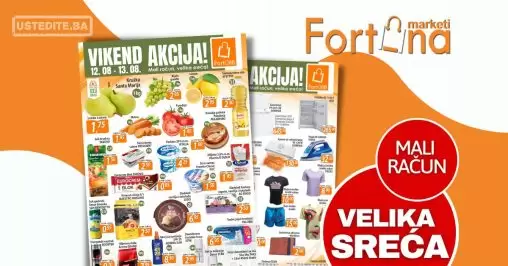 Fortuna vikend akcija 12-13.8.2023.