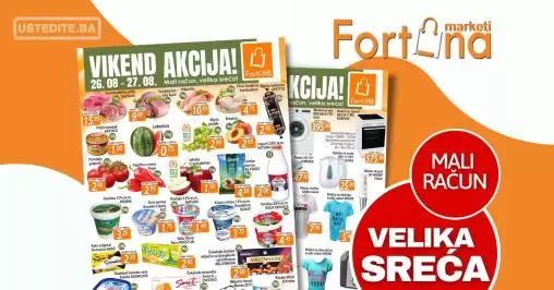 Fortuna vikend akcija 26-27.8.2023.