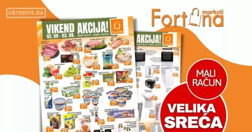 Fortuna vikend akcija 2-3.9.2023.