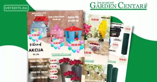 Garden Centar vikend akcija 2-3.9.2023.