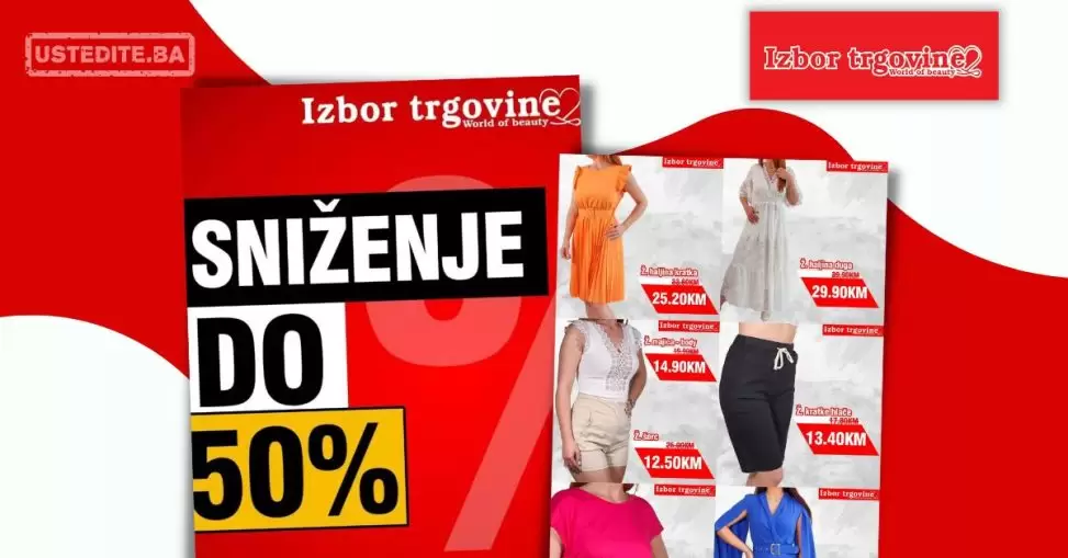 Izbor trgovine SNIŽENJE do 50%