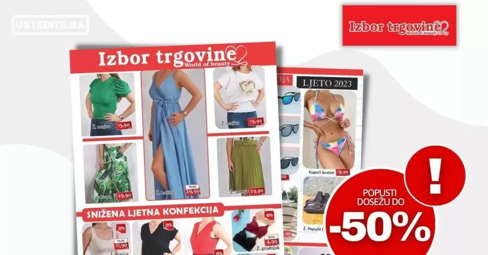 Izbor trgovine katalog SNIŽENJE do 50%!
