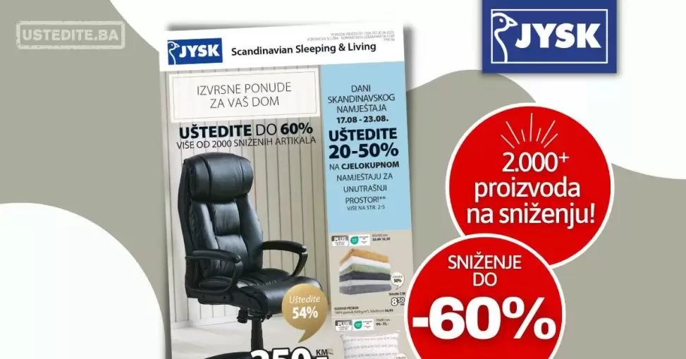 Jysk katalog 17-30.8.2023.