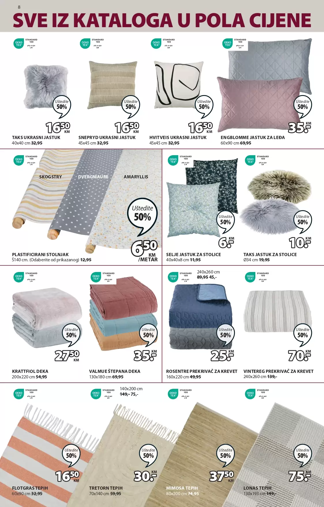 Jysk katalog SVE U POLA CIJENE 10-23.8.2023.