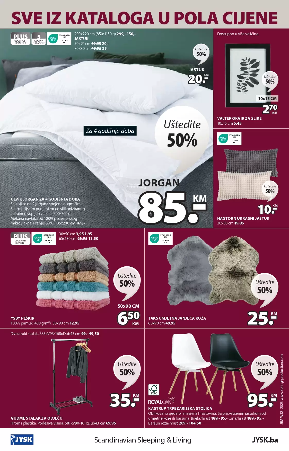 Jysk katalog SVE U POLA CIJENE 10-23.8.2023.