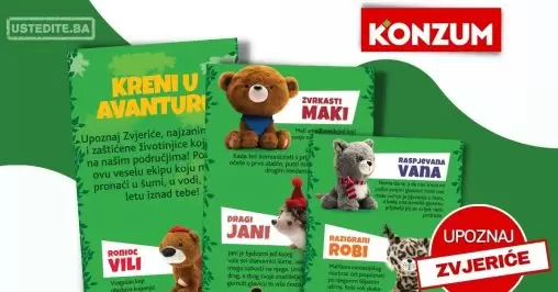 Konzum ZVJERIĆI - Kreni u avanturu