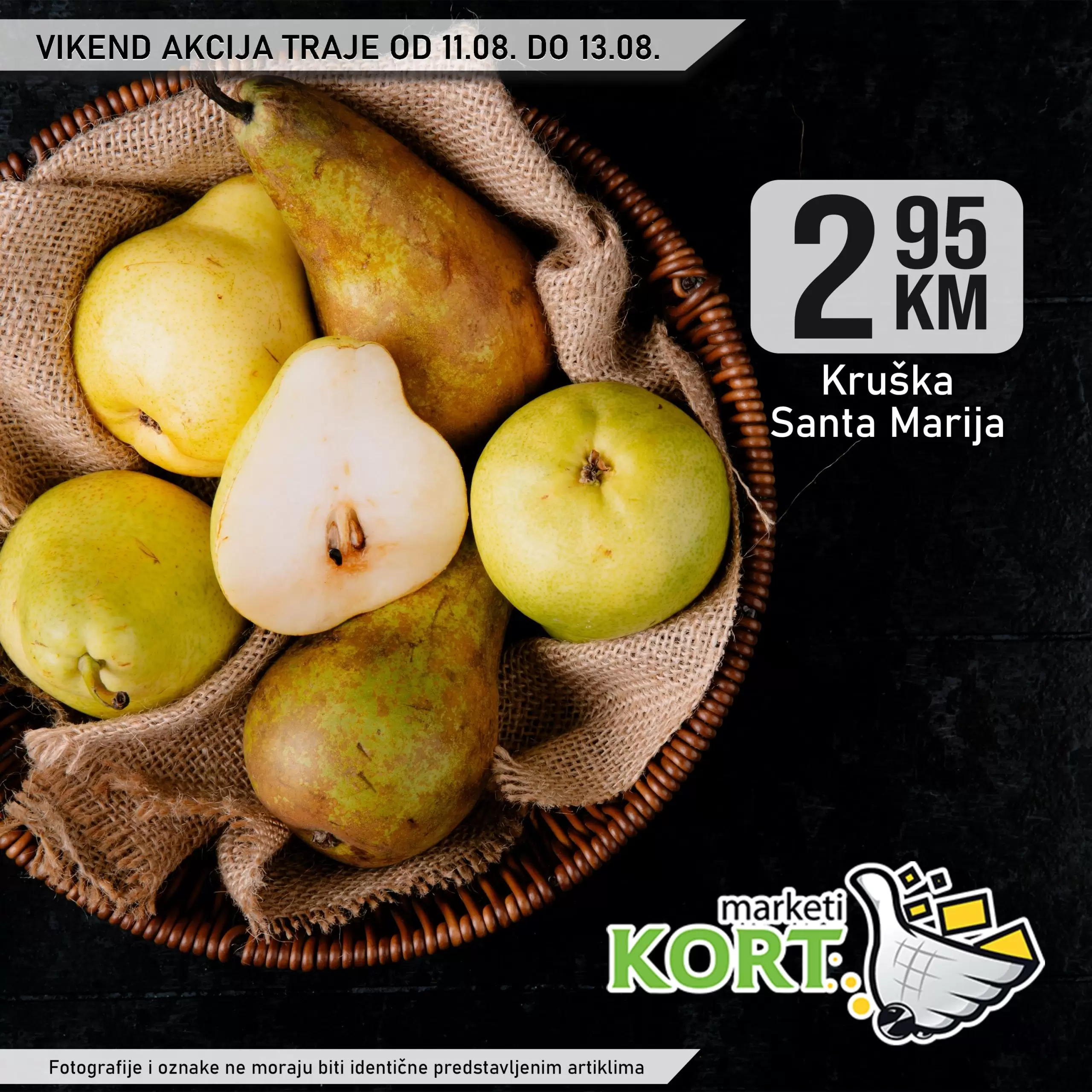 Kort vikend akcija 11-13.8.2023.