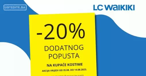 LC Waikiki SNIŽENJE 20% - akcija do 14.8.2023.