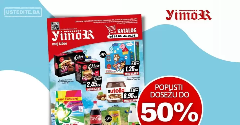 Yimor & Mega Diskont katalog 14-26.8.2023.