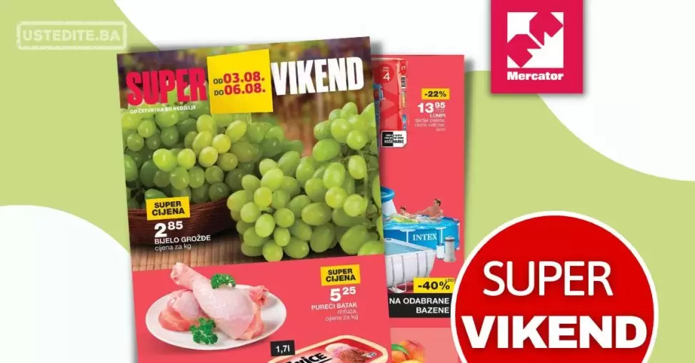 Mercator vikend akcija 3-6.8.2023.