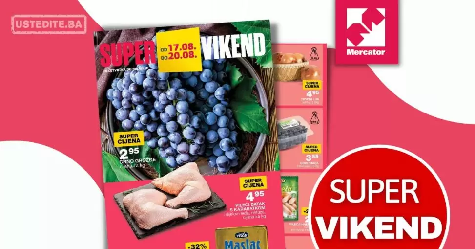 Mercator vikend akcija 17-20.8.2023.
