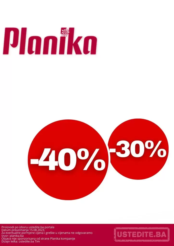 Planika ⇢Ženske cipele SNIŽENJE do 40%