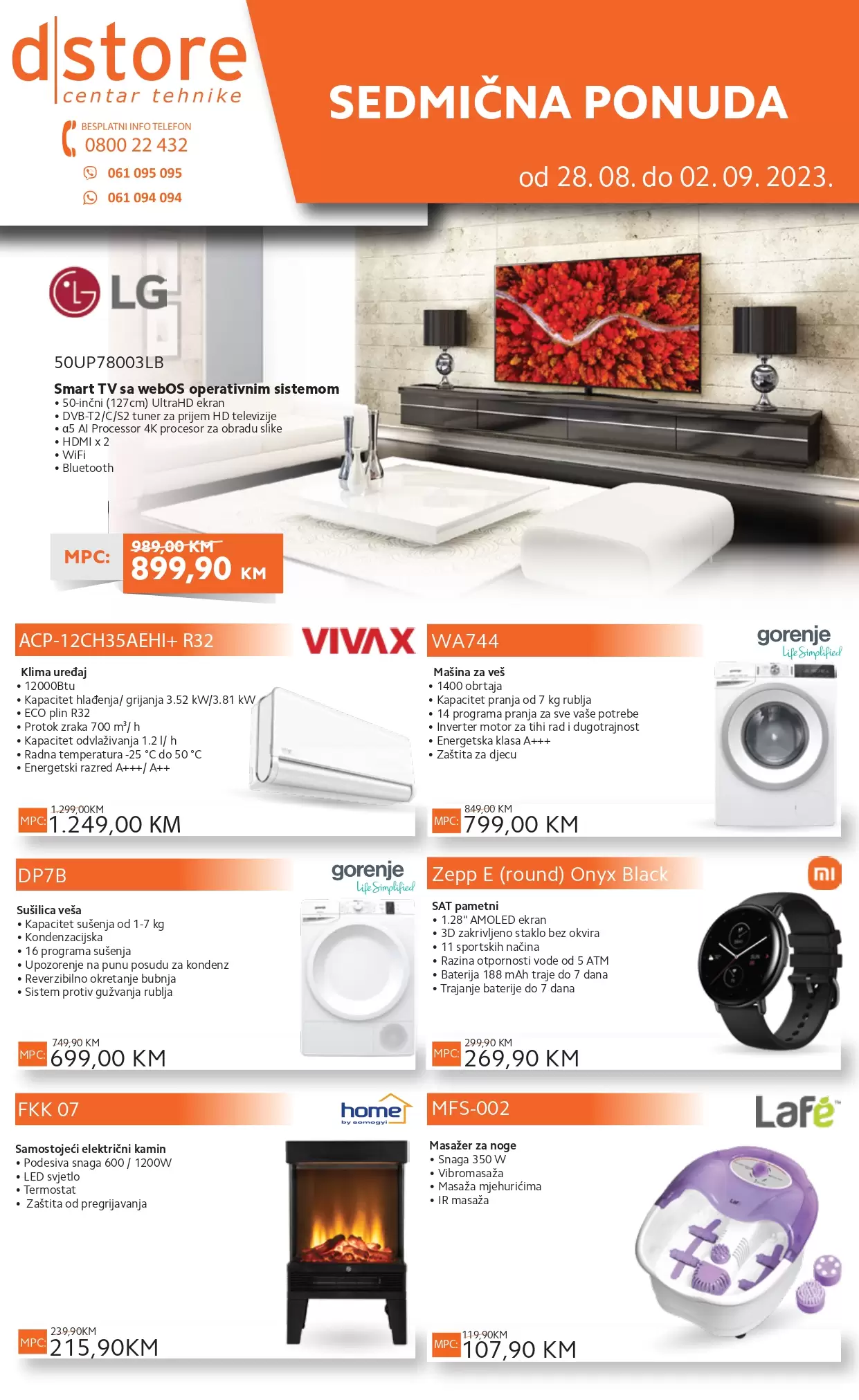 Dstore SEDMIČNA AKCIJA 28.8-2.9.2023.