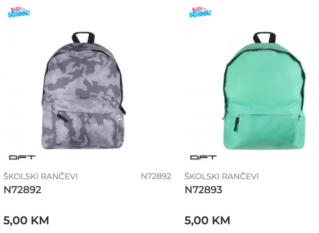 Obuća METRO ⇢ RUKSAK samo 5 KM