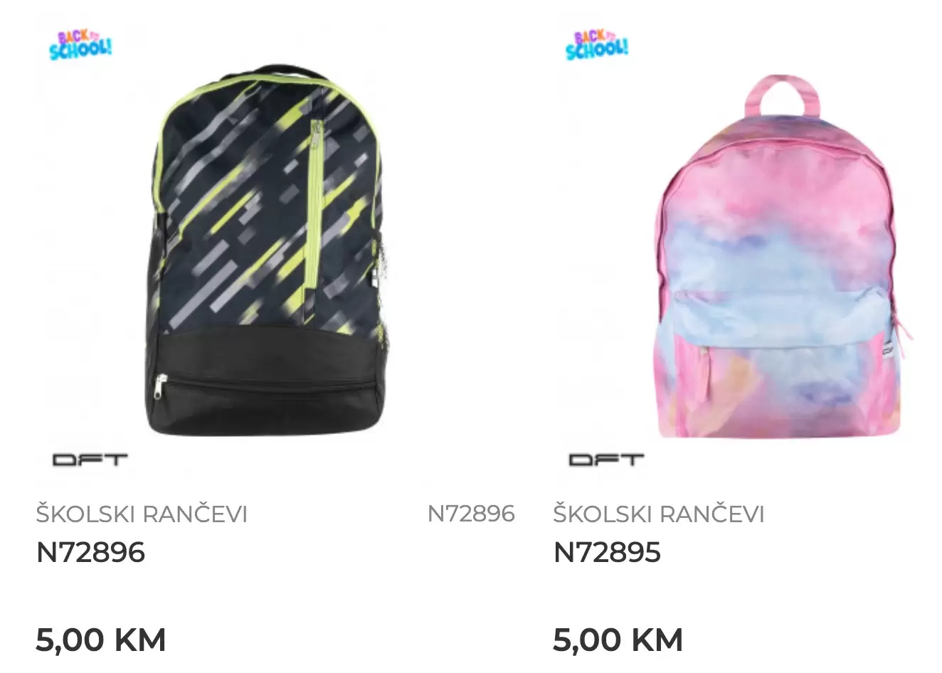 Obuća METRO ⇢ RUKSAK samo 5 KM