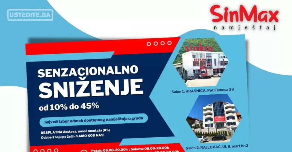 Sinmax SNIŽENJE do 45%
