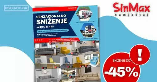 Sinmax NAJVEĆE LJETNO SNIŽENJE