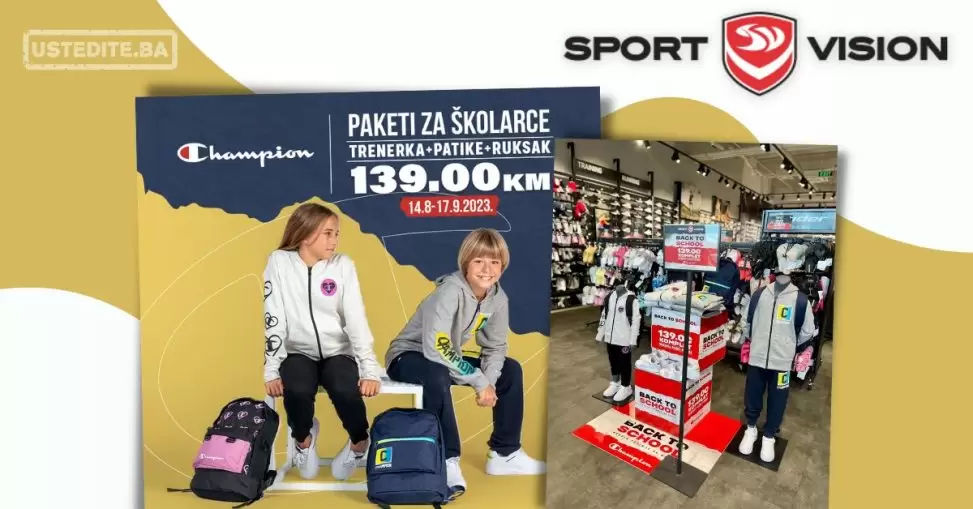 Sport Vision PAKETI ZA ŠKOLARCE