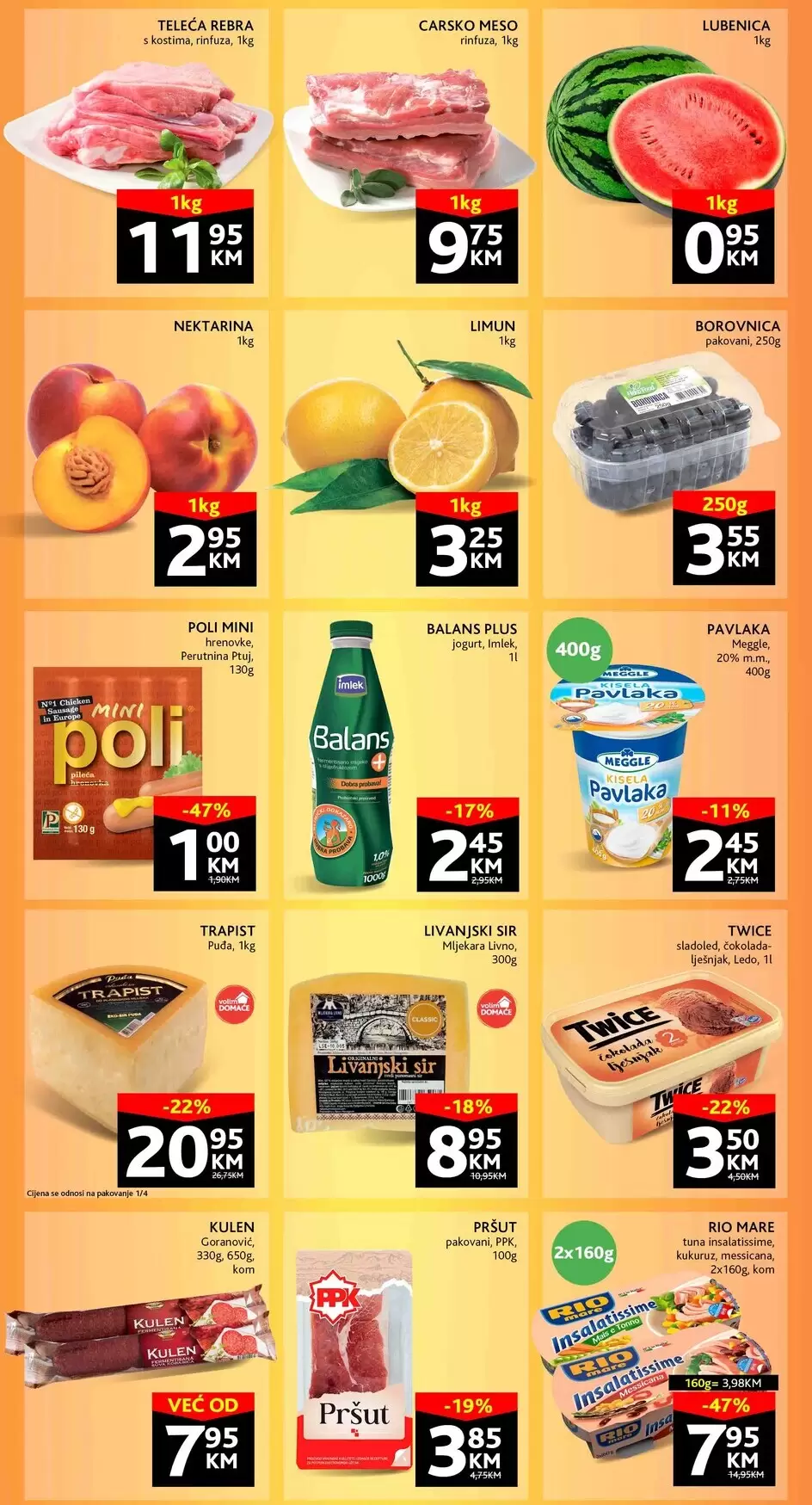 Konzum vikend akcija 10-13.8.2023.