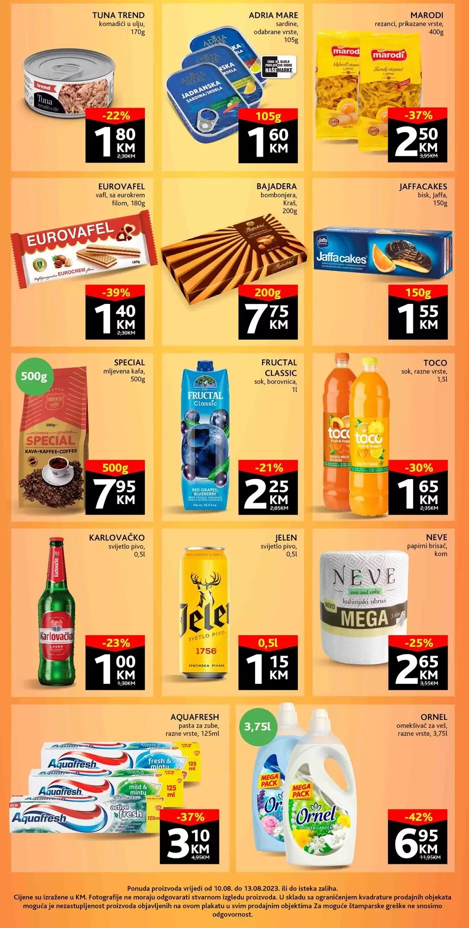 Konzum vikend akcija 10-13.8.2023.