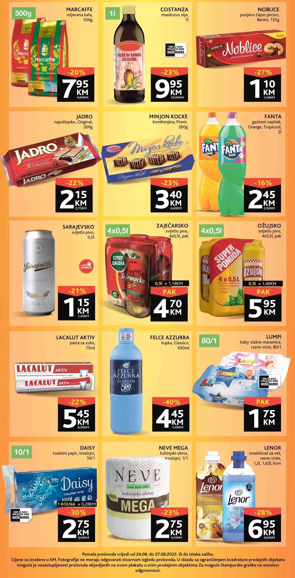 Konzum vikend akcija 24-27.8.2023.