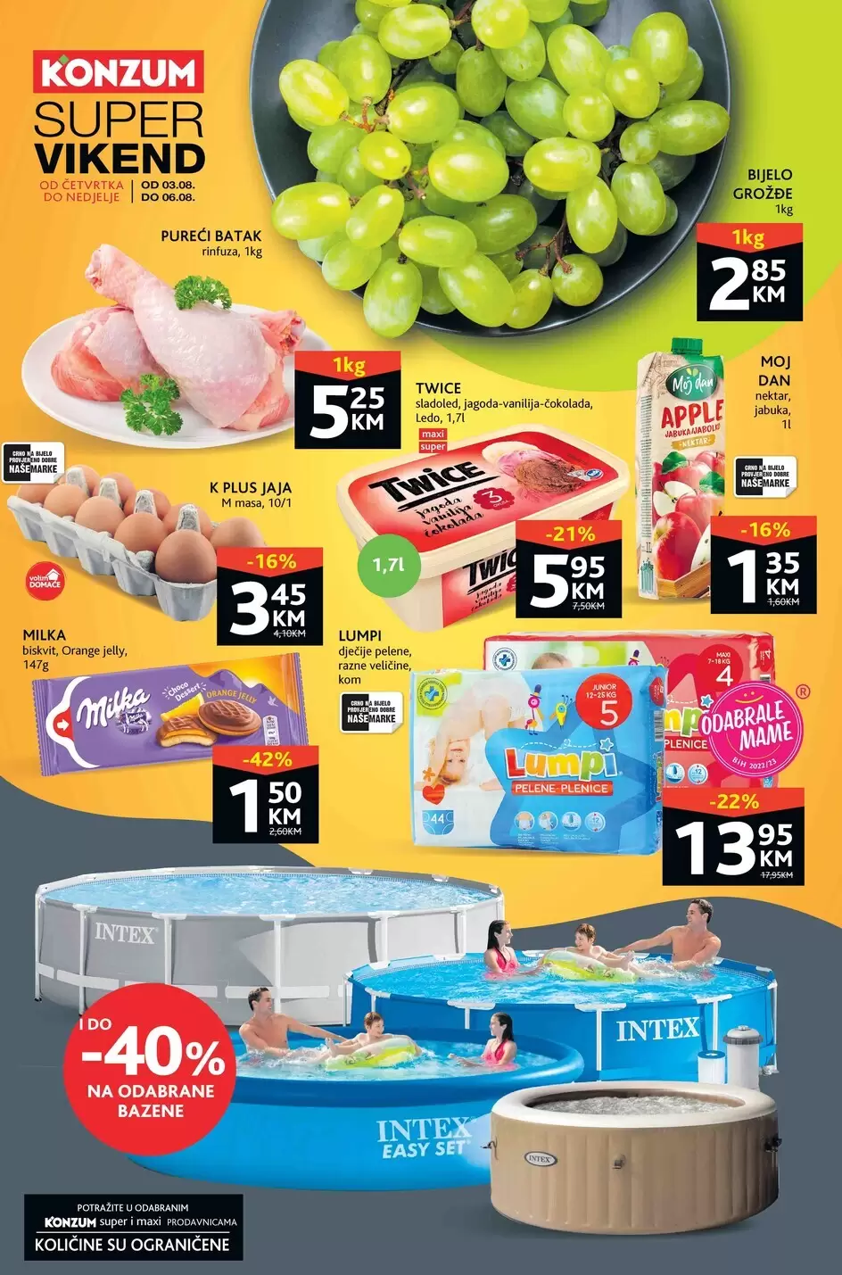 Konzum vikend akcija 3-6.8.2023.
