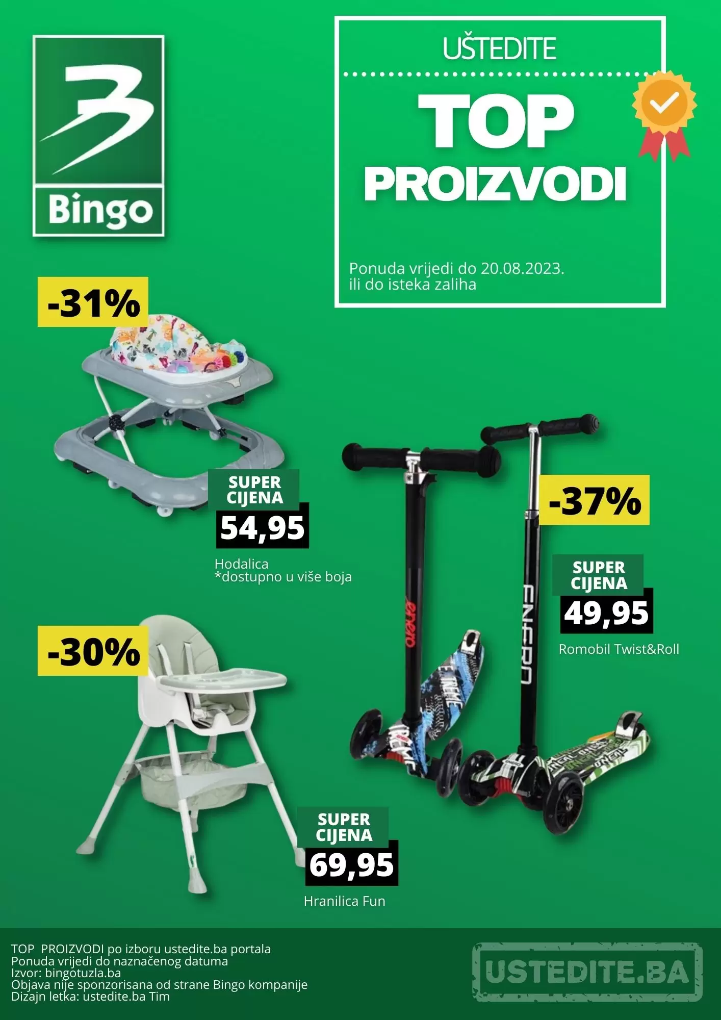 Bingo TOP TRI proizvoda