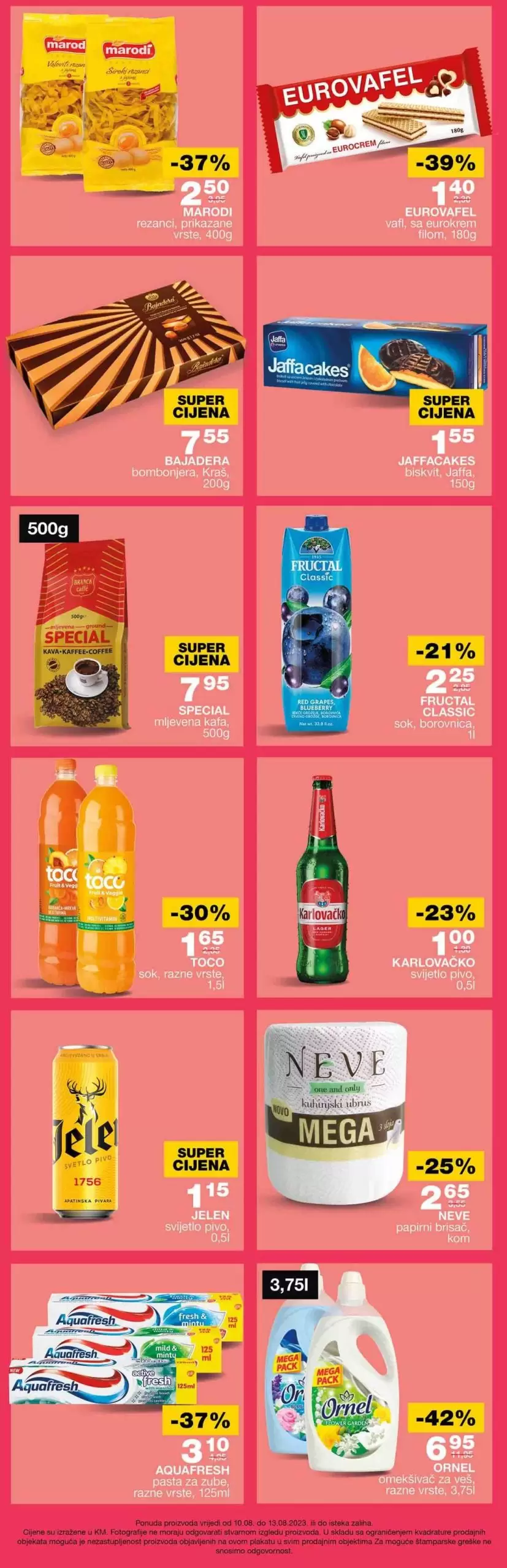 Mercator vikend akcija 10-13.8.2023.