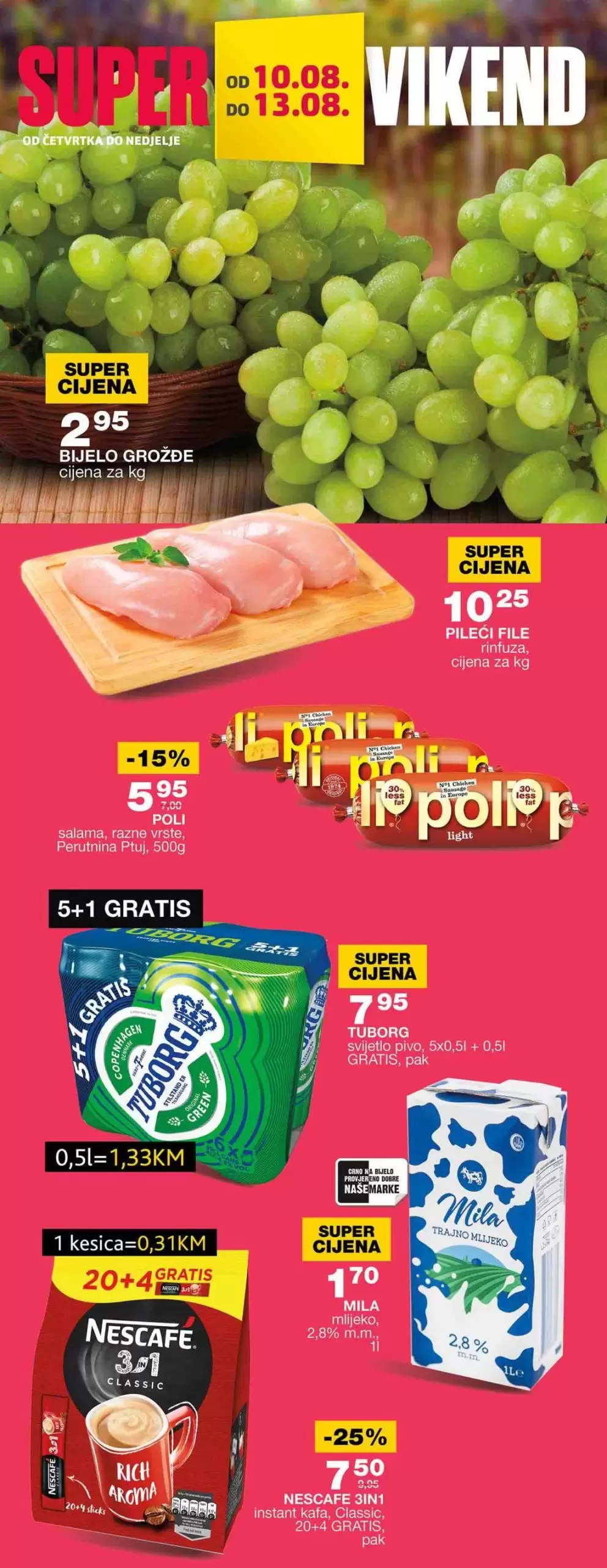 Mercator vikend akcija 10-13.8.2023.
