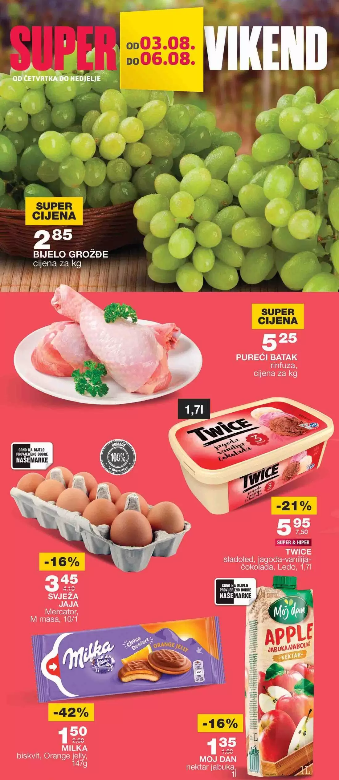 Mercator vikend akcija 3-6.8.2023.