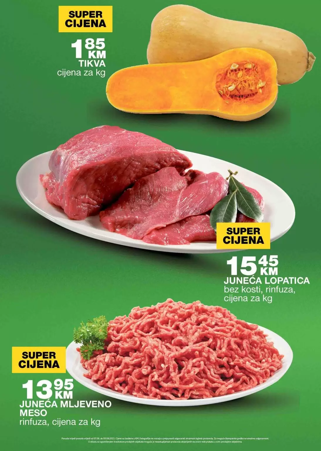 Mercator akcija SVJEŽA PONUDA 7-9.8.2023.