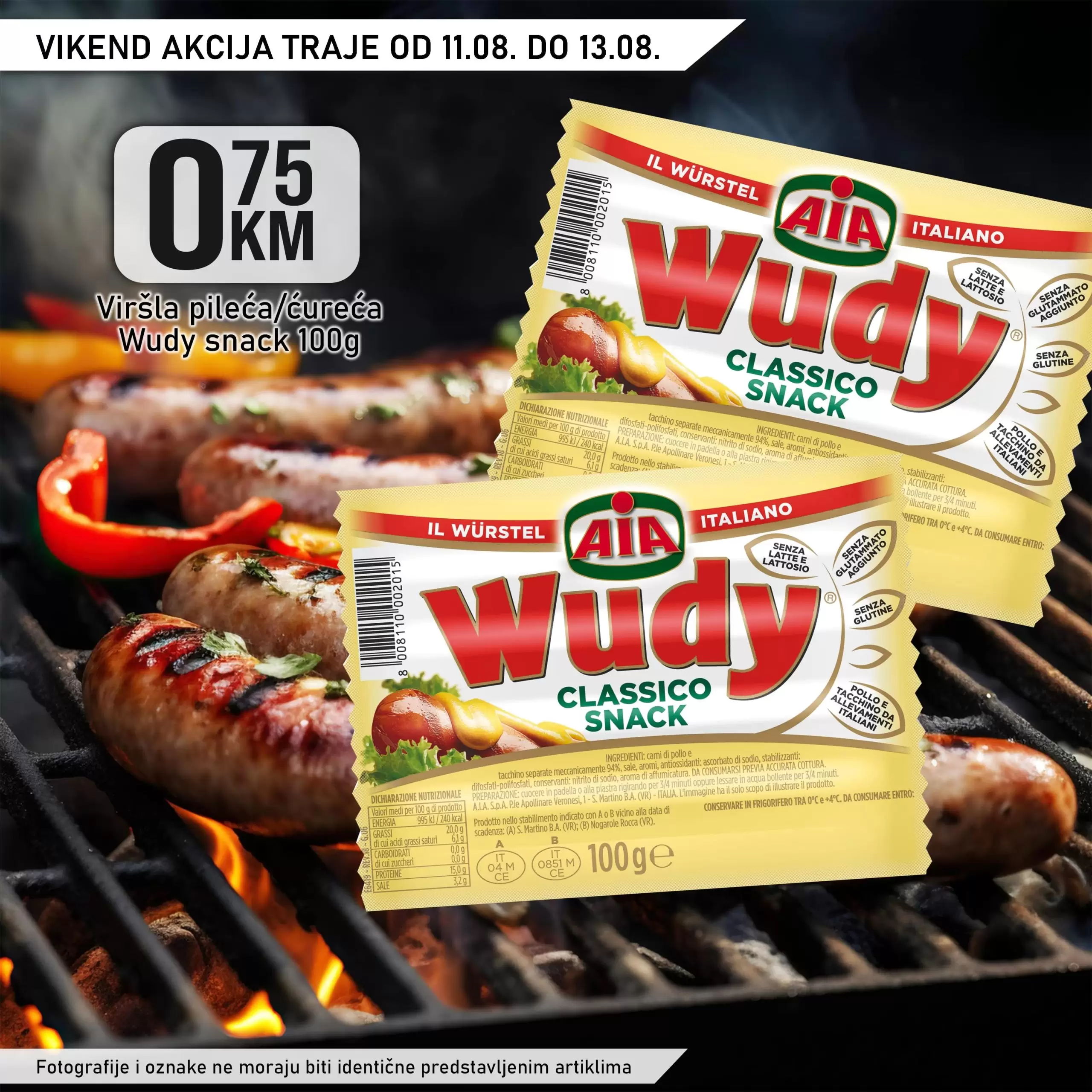 Kort vikend akcija 11-13.8.2023.