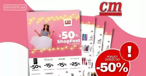 CM Shop Fest SNIŽENJE DO 50% 10-12.8.2023.
