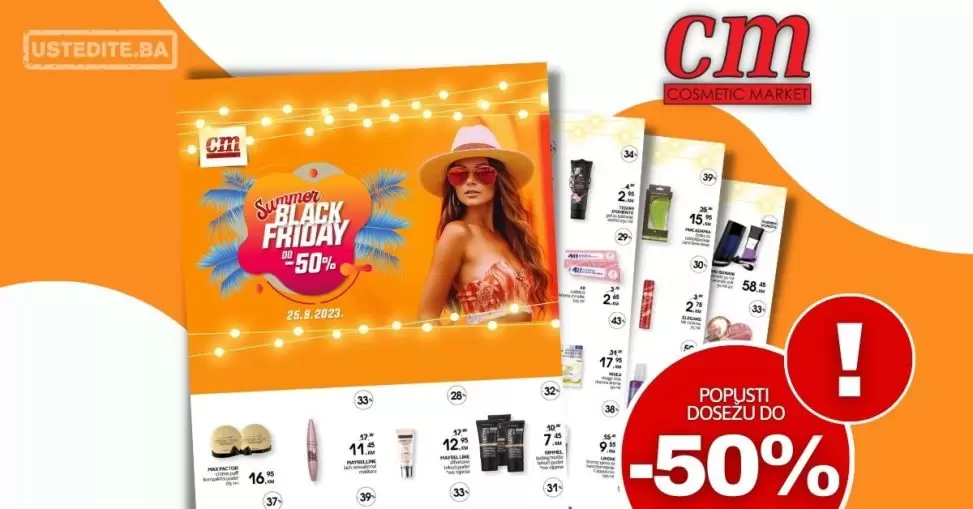 cm SNIŽENJE do 50% ⇢Summer Black Friday 25.8.2023.