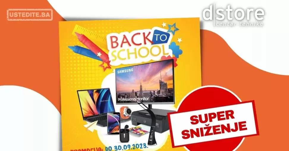 Dstore sniženje školskog pribora