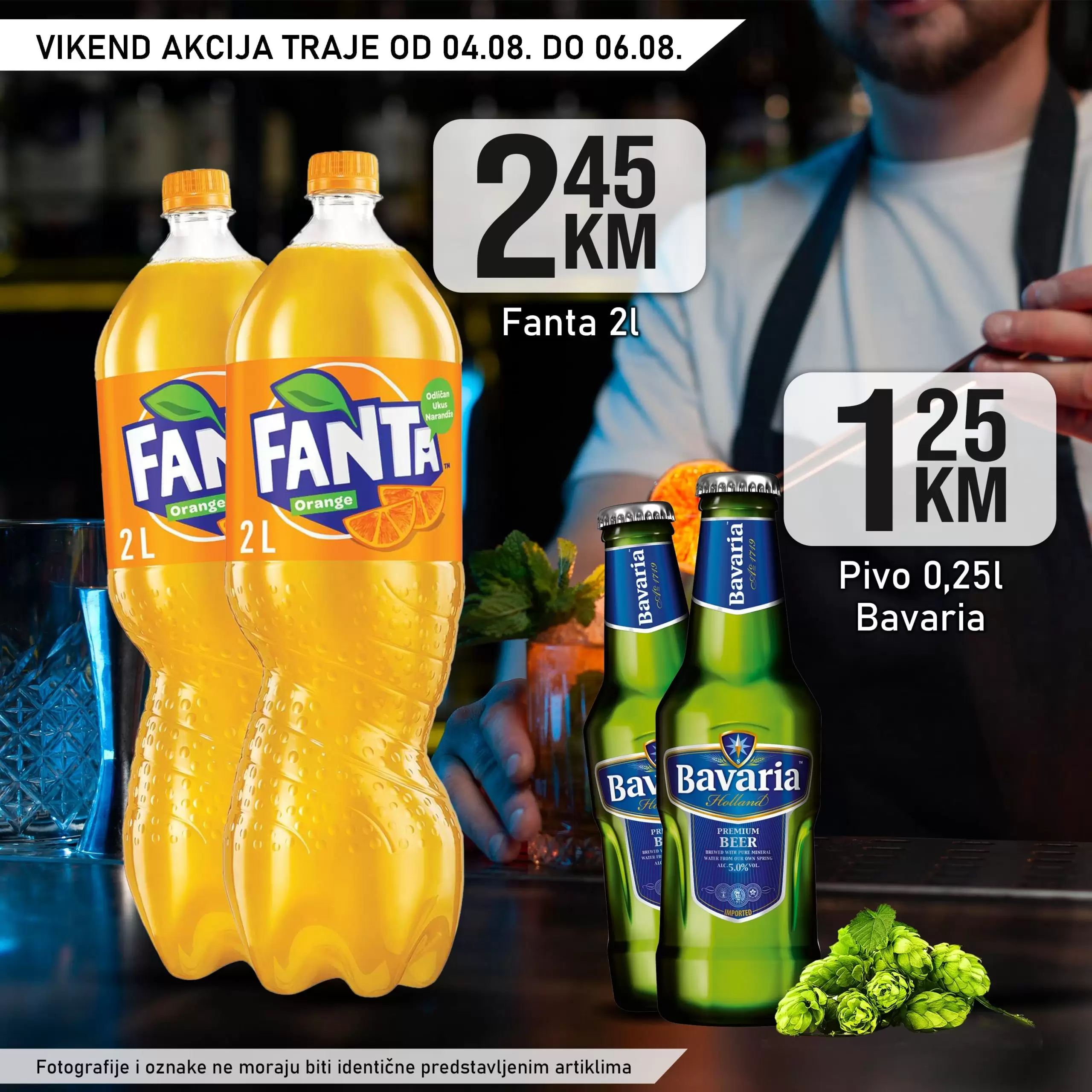 Kort vikend akcija 4-6.8.2023.