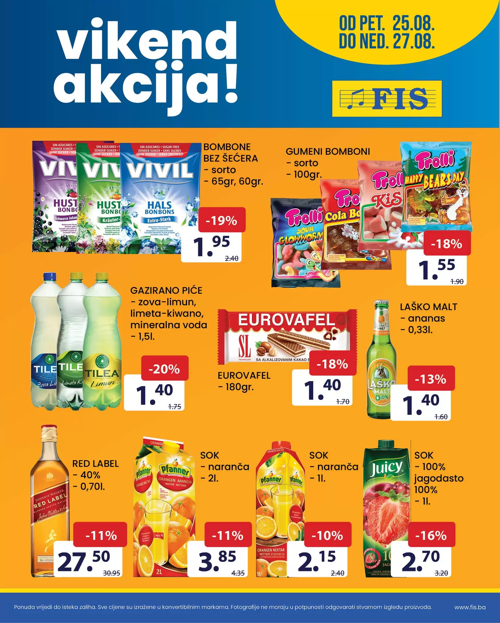 Fis vikend akcija 25-27.8.2023.